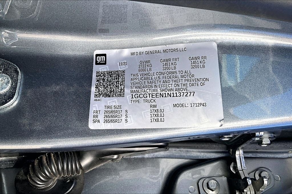 2022 Chevrolet Colorado ZR2