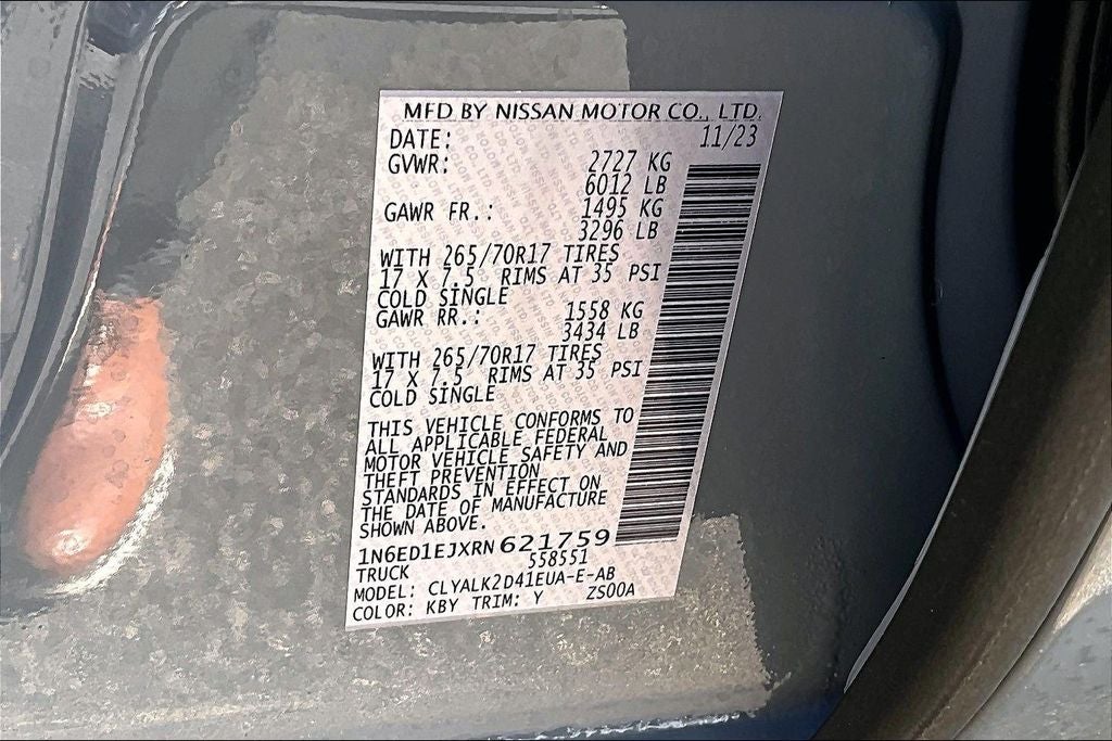 2024 Nissan Frontier PRO-X