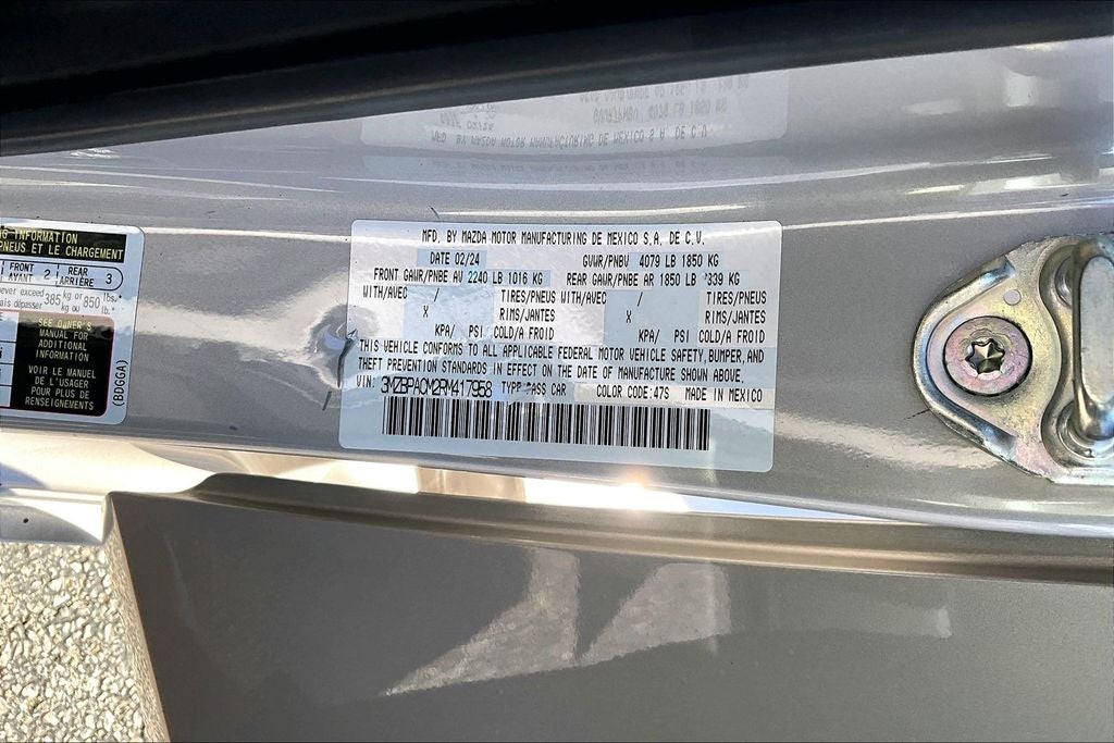 2024 Mazda Mazda3 2.5 S Preferred Package