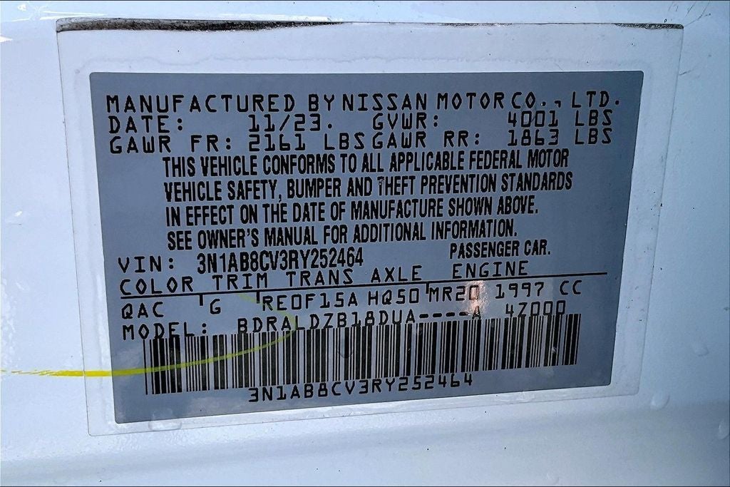 2024 Nissan Sentra SV