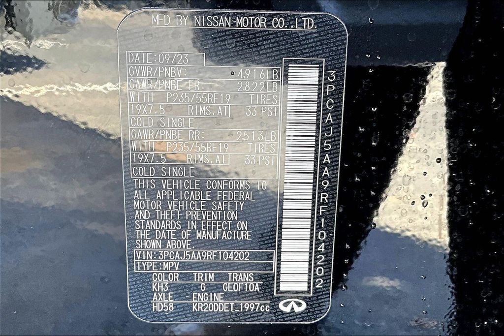 2024 INFINITI QX50 PURE