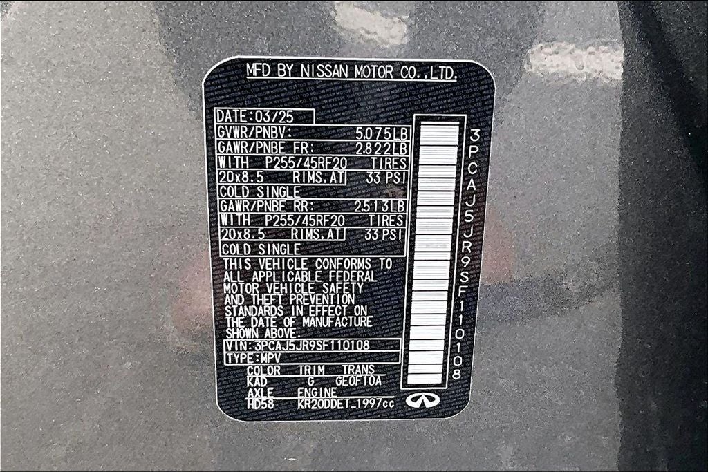 2025 INFINITI QX55 LUXE