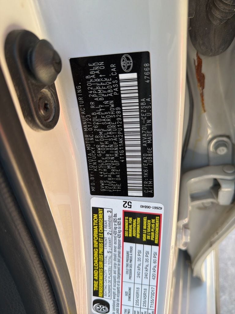 2023 Toyota Camry SE