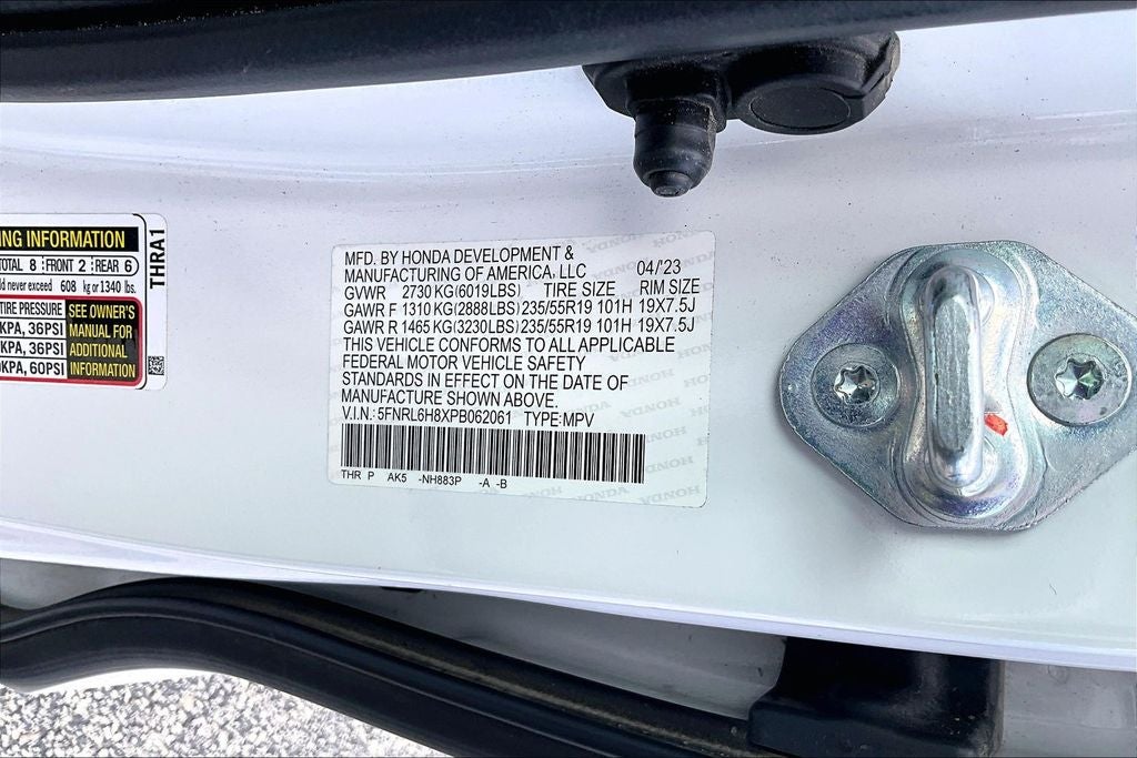 2023 Honda Odyssey Touring