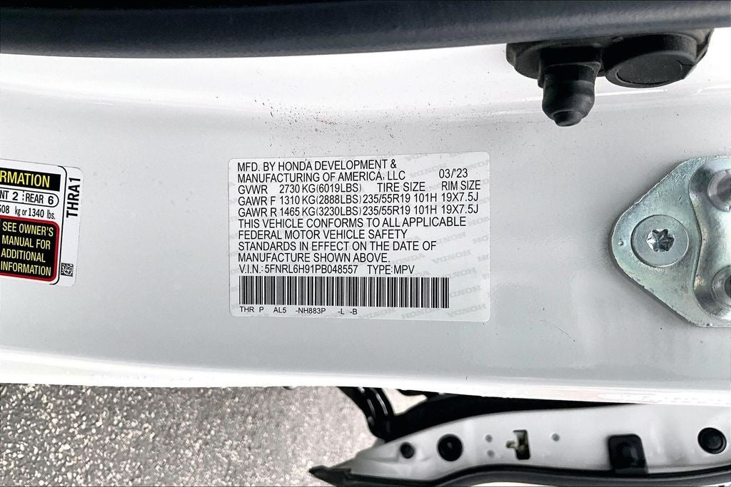 2023 Honda Odyssey Elite