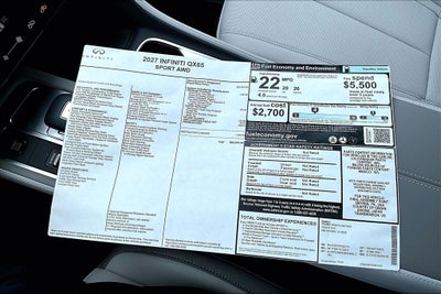 2027 INFINITI QX65 Sport AWD