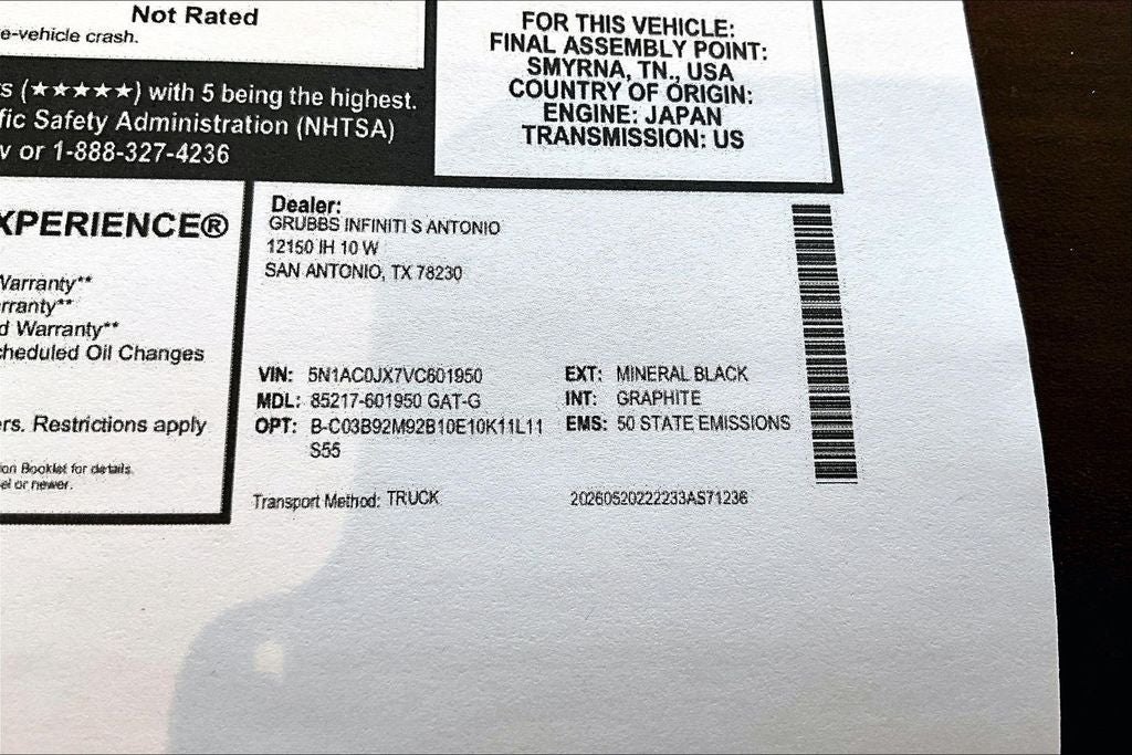 2027 INFINITI QX65 AUTOGRAPH