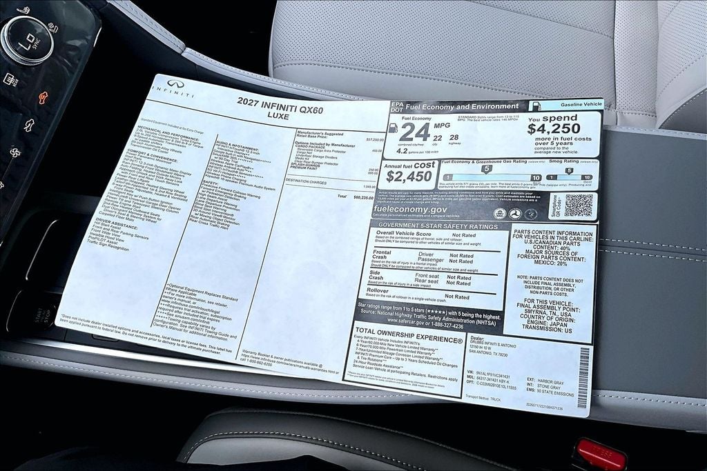 2027 INFINITI QX60 LUXE