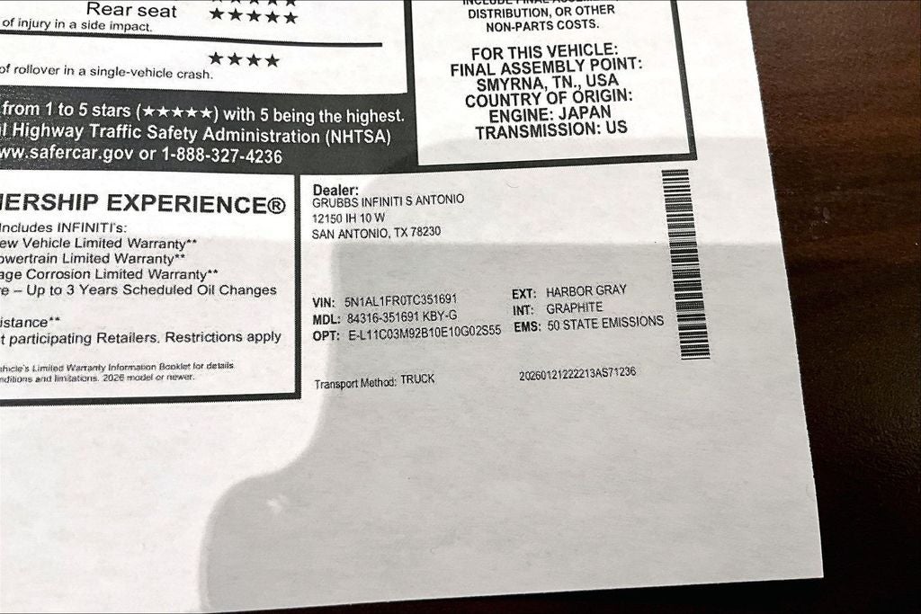 2026 INFINITI QX60 LUXE