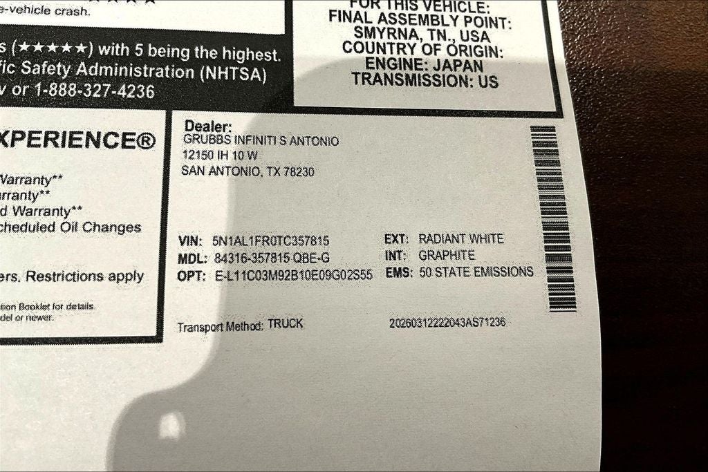 2026 INFINITI QX60 LUXE