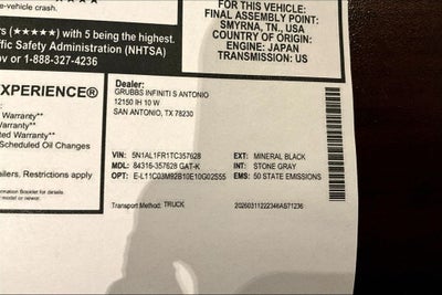 2026 INFINITI QX60 LUXE