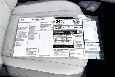 2026 INFINITI QX60 LUXE