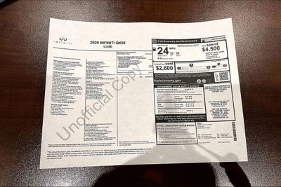 2026 INFINITI QX60 LUXE