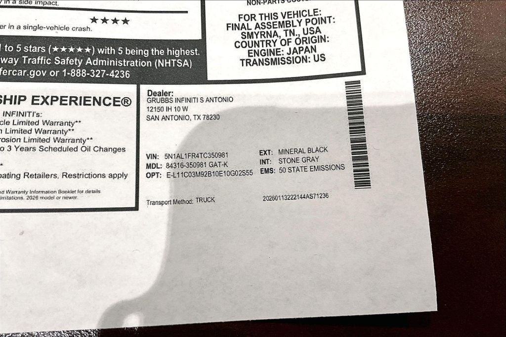 2026 INFINITI QX60 LUXE