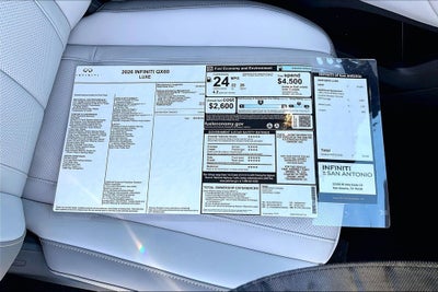 2026 INFINITI QX60 LUXE