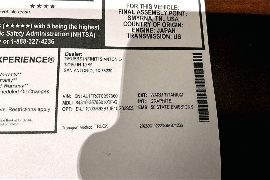 2026 INFINITI QX60 LUXE