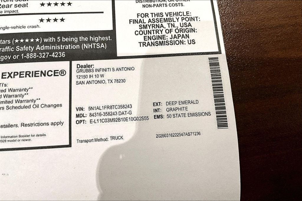 2026 INFINITI QX60 LUXE