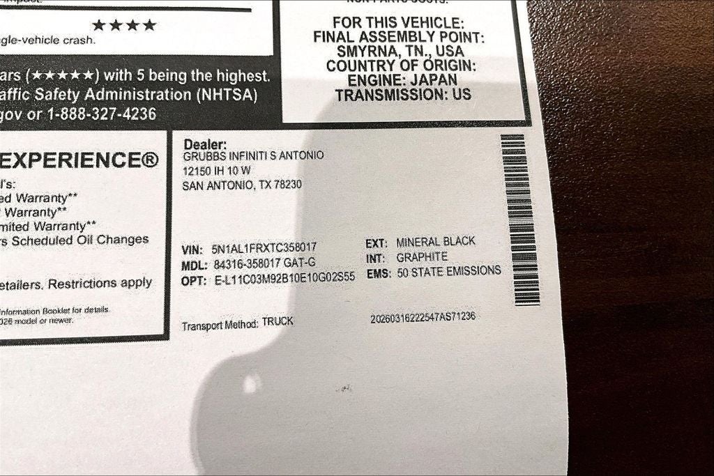 2026 INFINITI QX60 LUXE