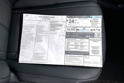 2026 INFINITI QX60 LUXE