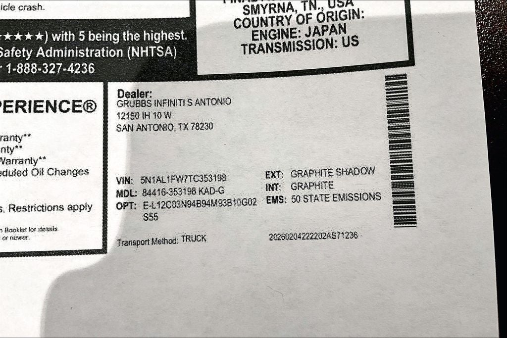 2026 INFINITI QX60 SPORT