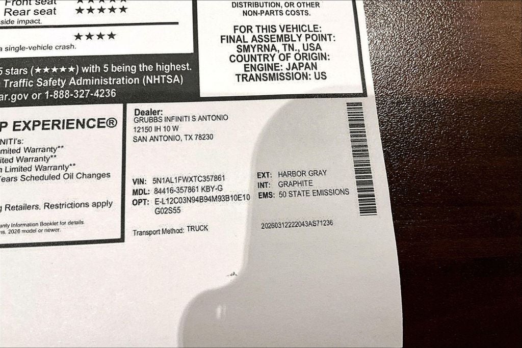 2026 INFINITI QX60 SPORT