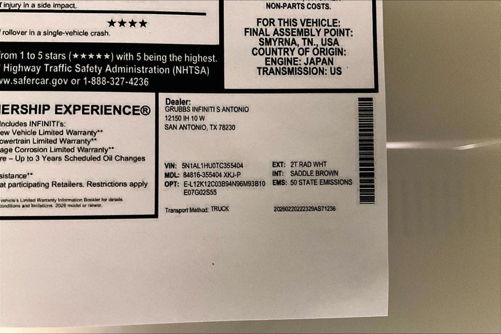 2026 INFINITI QX60 Autograph