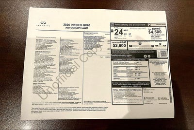 2026 INFINITI QX60 Autograph