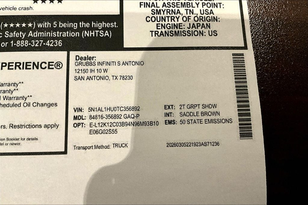 2026 INFINITI QX60 Autograph