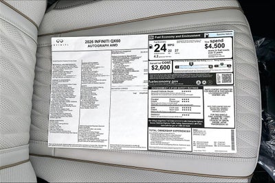 2026 INFINITI QX60 Autograph