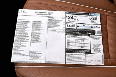 2026 INFINITI QX60 Autograph