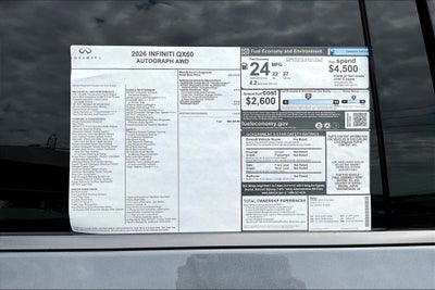 2026 INFINITI QX60 Autograph