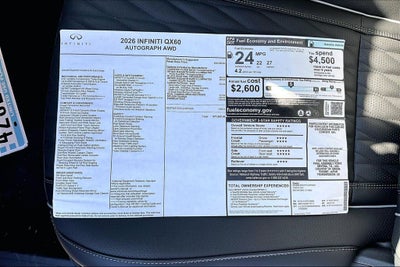 2026 INFINITI QX60 Autograph