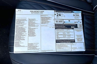 2026 INFINITI QX60 Autograph