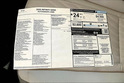 2026 INFINITI QX60 Autograph