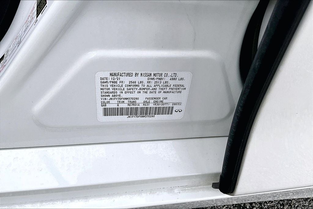 2022 INFINITI Q50 Red Sport 400