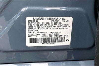 2023 INFINITI Q50 Red Sport 400