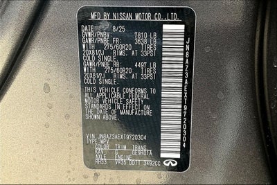 2026 INFINITI QX80 PURE