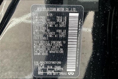 2026 INFINITI QX80 AUTOGRAPH