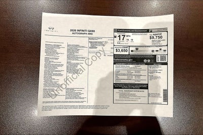 2026 INFINITI QX80 AUTOGRAPH