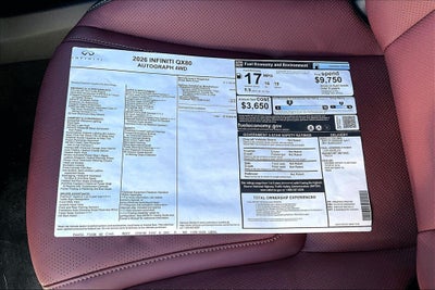 2026 INFINITI QX80 AUTOGRAPH