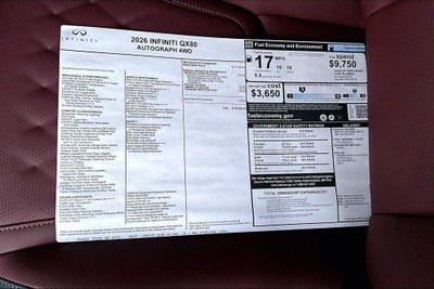 2026 INFINITI QX80 AUTOGRAPH