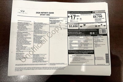 2026 INFINITI QX80 SPORT