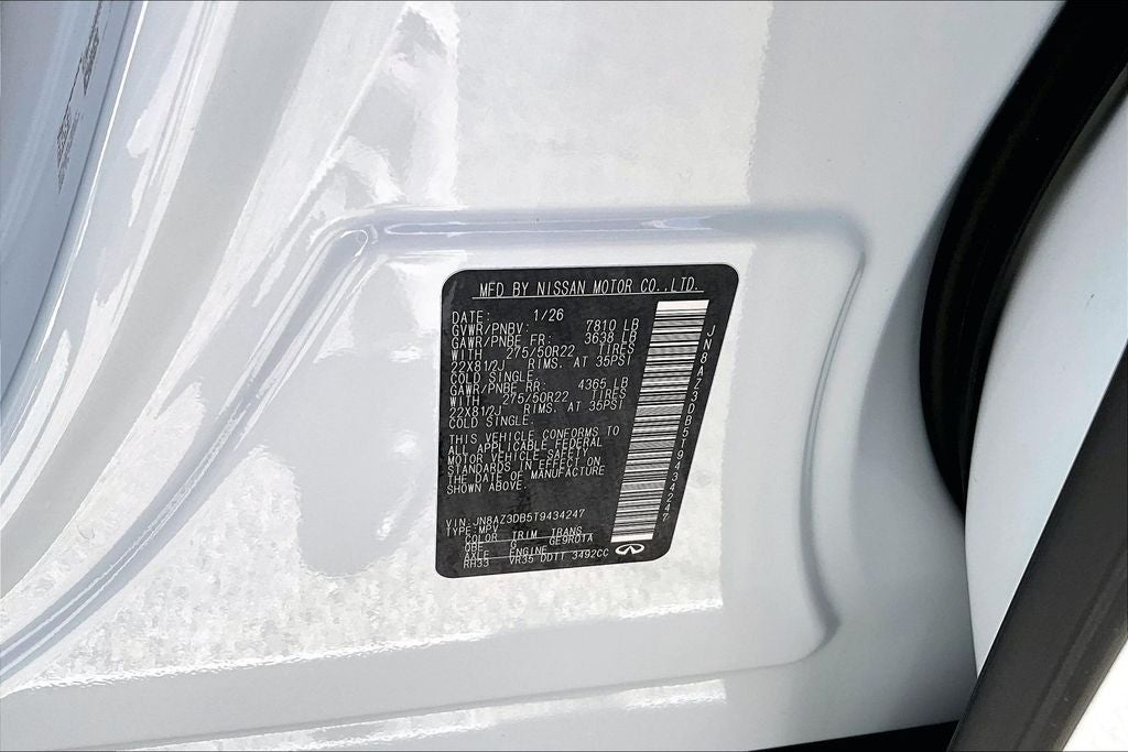 2026 INFINITI QX80 SPORT