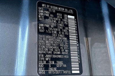 2024 Nissan Rogue SV