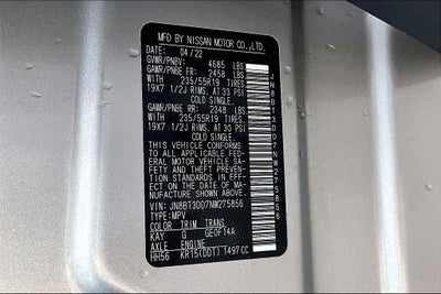 2022 Nissan Rogue Platinum