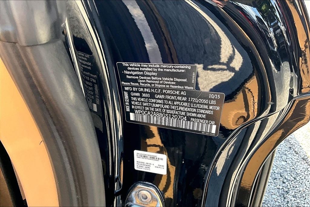 2016 Porsche Boxster Base