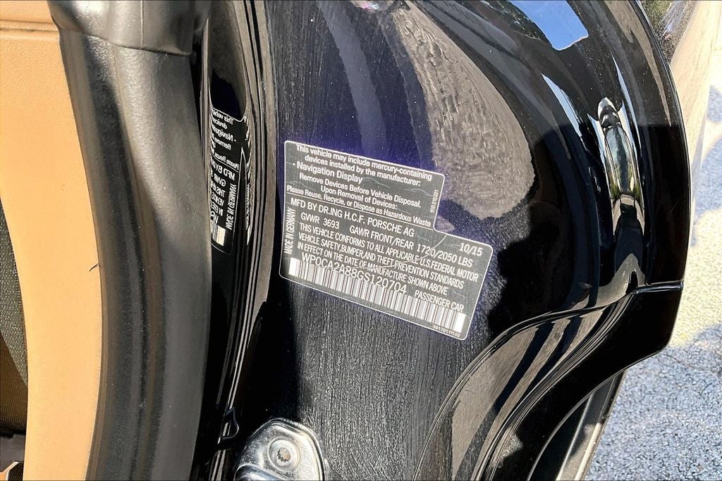 2016 Porsche Boxster Base
