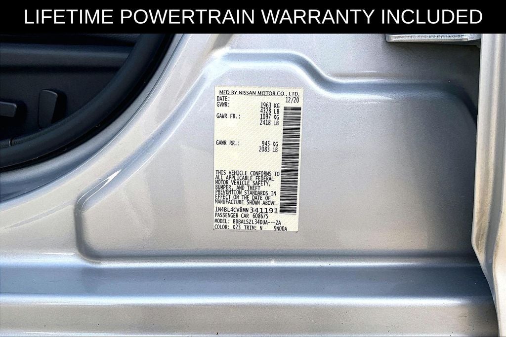 2021 Nissan Altima 2.5 SR