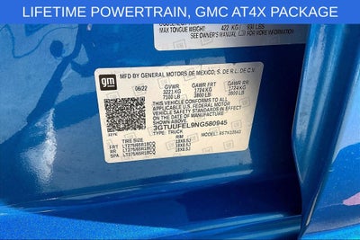 2022 GMC Sierra 1500 AT4X