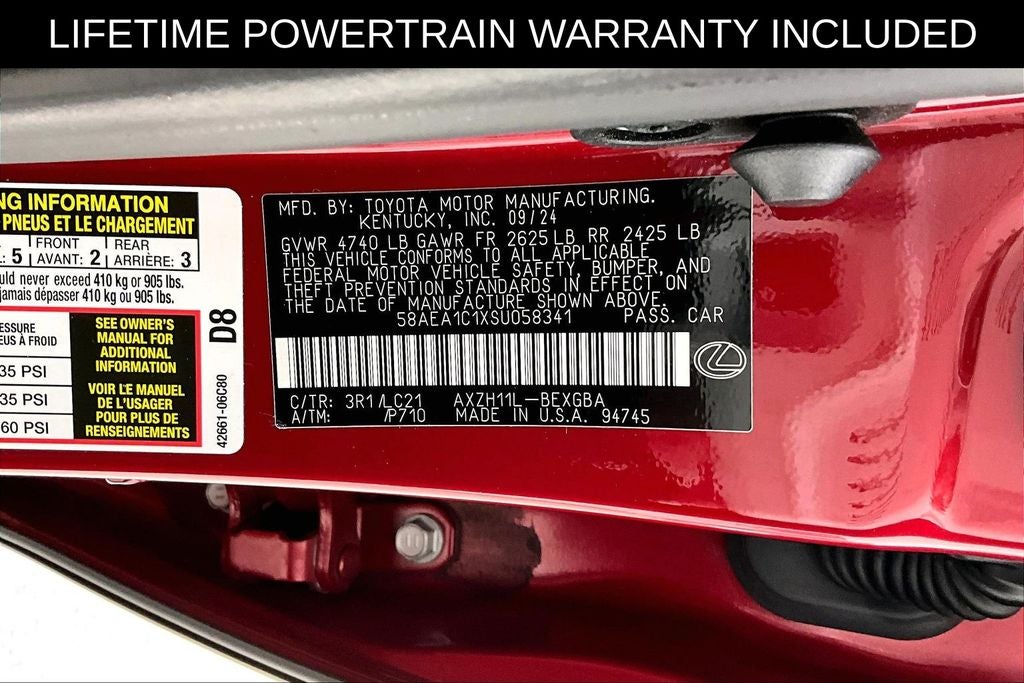 2025 Lexus ES 300h Luxury